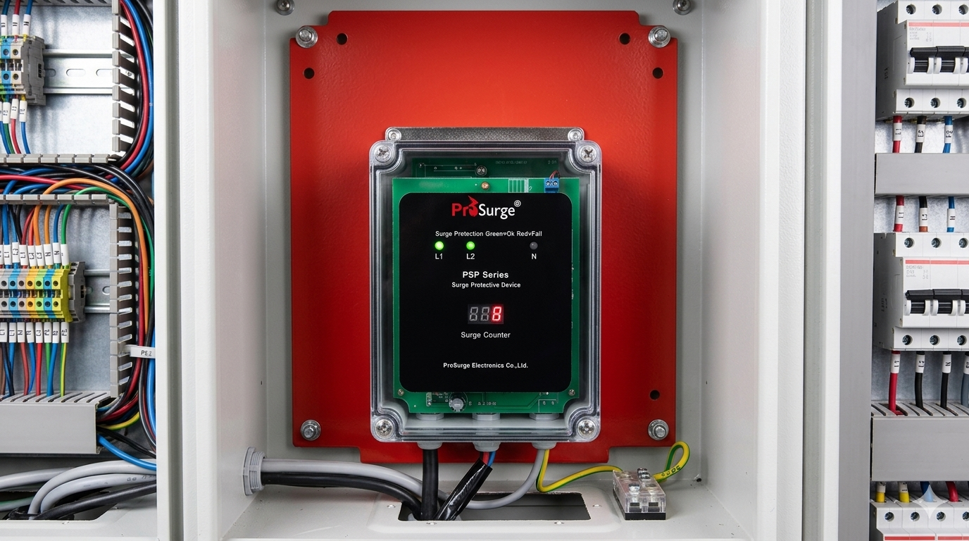 Instalación de supresores y reguladores de voltaje
